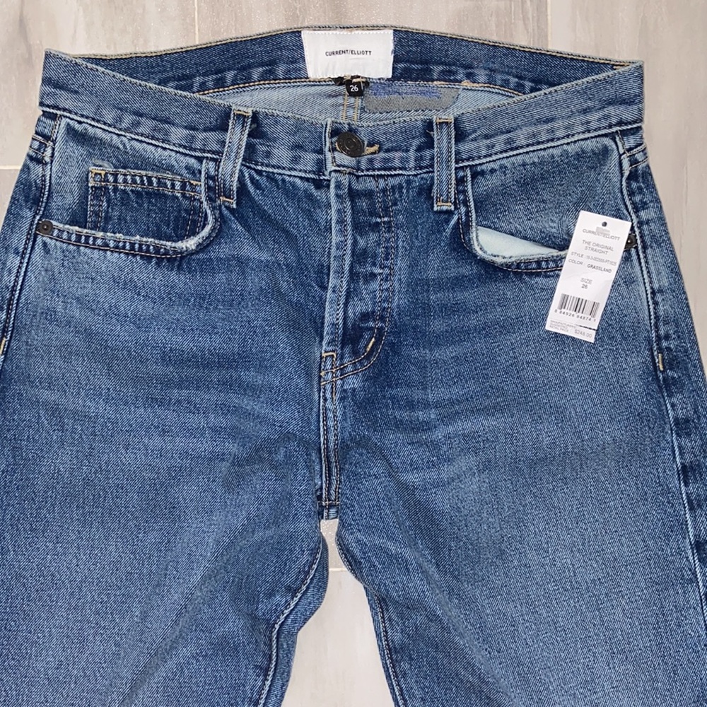 Current/Elliott Original Straight Crop, Made in the USA, 27x28, NWT $248 MSRP - Picture 9 of 14